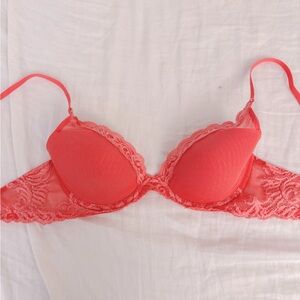 Natori Feathers Contour Plunge Bra, Damask Pink, 36B